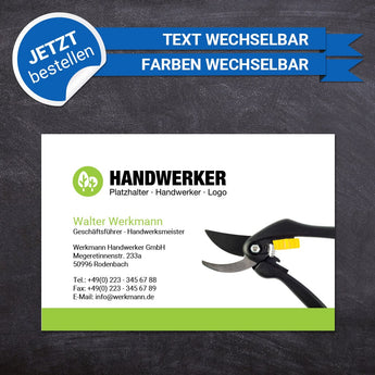 Adressaufkleber - Hans (Gartenbau 1)