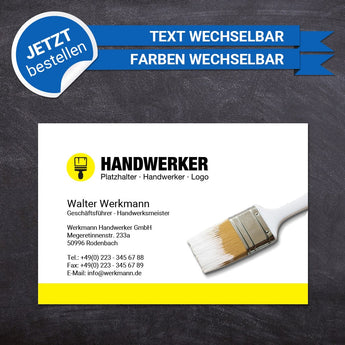 Adressaufkleber - Hans (Maler 1)