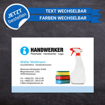 Adressaufkleber - Hans (Reinigung 1)