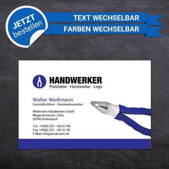 Adressaufkleber - Hans (Schlosser 1)