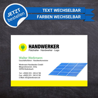 Adressaufkleber - Hans (Solartechnik 1)