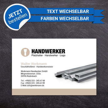 Adressaufkleber - Hans (Trockenbau 1)