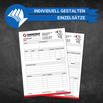 Arbeitsberichte Dachdecker - Peter (Einzelsätze)