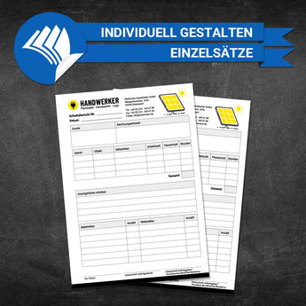 Arbeitsberichte Elektro & Solar - Petra (Einzelsätze)