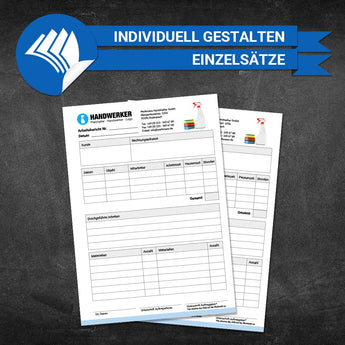 Arbeitsberichte Reinigung - Hans (Einzelsätze)