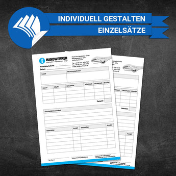 Arbeitsberichte Sanitär & Heizung - Hans (Einzelsätze)