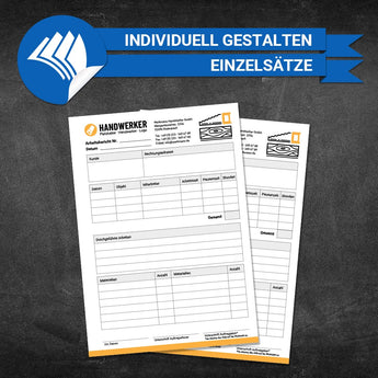 Arbeitsberichte Tischler - Peter (Einzelsätze)