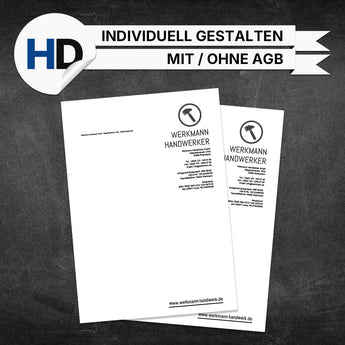 Produktbild Briefpapier Boden & Fliesen - Markus