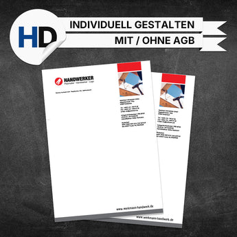 Produktbild Briefpapier Dachdecker - Johann
