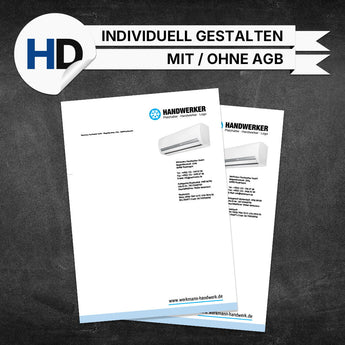 Produktbild Briefpapier Sanitär & Heizung - Hanna