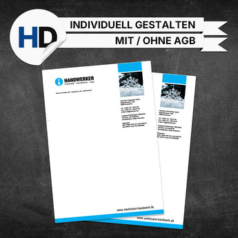 Produktbild Briefpapier Sanitär & Heizung - Johanna