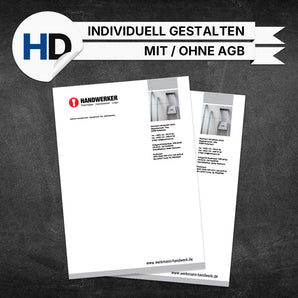 Produktbild Briefpapier Trockenbau - Johann