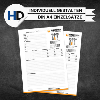 Produktbild Montagebericht Allgemein - Peter (Einzelsätze)
