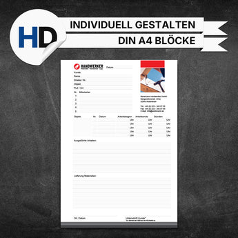 Produktbild Montageberichte Dachdecker - Johann (Blöcke)