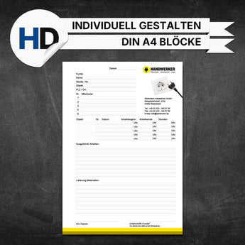 Produktbild Montageberichte Elektro & Solar - Hans (Blöcke)
