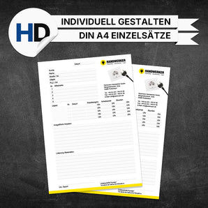 Produktbild Montageberichte Elektro & Solar - Hans (Einzelsätze)