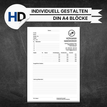 Produktbild Montageberichte Elektro & Solar - Markus (Blöcke)