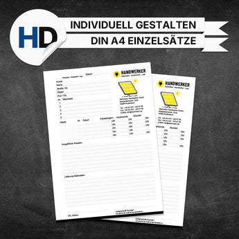 Produktbild Montageberichte Elektro & Solar - Petra (Einzelsätze)