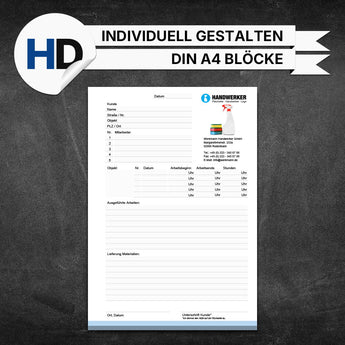 Produktbild Montageberichte Reinigung - Hans (Blöcke)