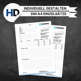 Produktbild Montageberichte Sanitär & Heizung - Hanna (Einzelsätze)