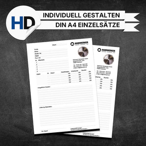Produktbild Montageberichte Tischler - Hans (Einzelsätze)