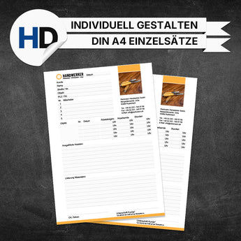 Produktbild Montageberichte Tischler - Johann (Einzelsätze)