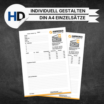 Produktbild Montageberichte Tischler - Peter (Einzelsätze)