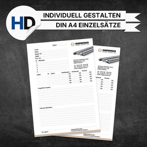 Produktbild Montageberichte Trockenbau - Hans (Einzelsätze)
