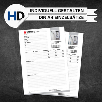 Produktbild Montageberichte Trockenbau - Johann (Einzelsätze)