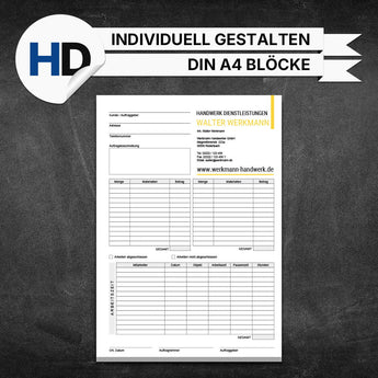 Produktbild Regieberichte Allgemein - Walter (Blöcke)