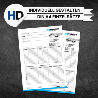 Produktbild Regieberichte Sanitär & Heizung - Hans (Einzelsätze)