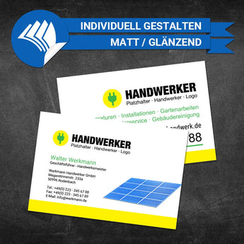 Visitenkarten Elektro & Solar - Hanna