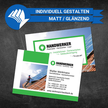 Visitenkarten Elektro & Solar - Johanna