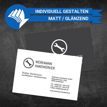 Visitenkarten Sanitär & Heizung - Markus
