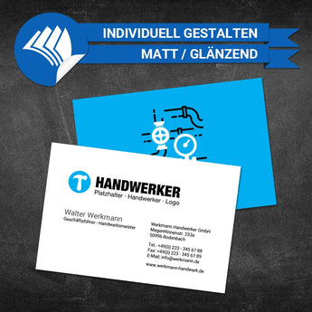 Visitenkarten Sanitär & Heizung - Peter
