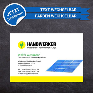 Adressaufkleber - Hans (Solartechnik 1)