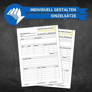 Arbeitsberichte Allgemein - Walter (Einzelsätze)
