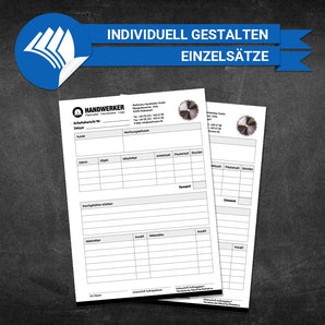 Arbeitsberichte Tischler - Hans (Einzelsätze)