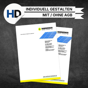 Produktbild Briefpapier Elektro & Solar - Hanna