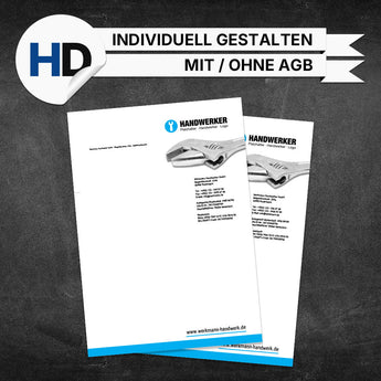 Produktbild Briefpapier Sanitär & Heizung - Hans