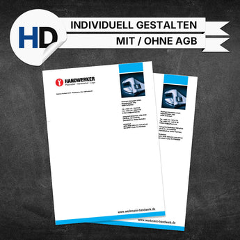 Produktbild Briefpapier Sanitär & Heizung - Johann