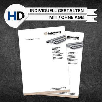 Produktbild Briefpapier Trockenbau - Hans