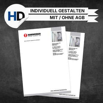 Produktbild Briefpapier Trockenbau - Johann