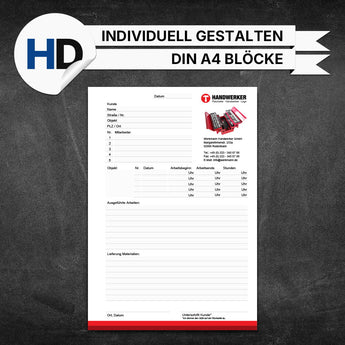 Produktbild Montagebericht Allgemein - Hans (Blöcke)