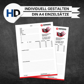 Produktbild Montagebericht Allgemein - Hans (Einzelsätze)