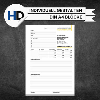 Produktbild Montagebericht Allgemein - Walter (Blöcke)
