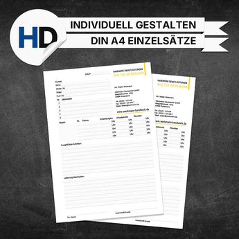 Produktbild Montagebericht Allgemein - Walter (Einzelsätze)