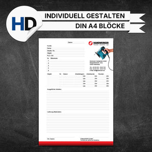 Produktbild Montageberichte Dachdecker - Hans (Blöcke)