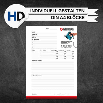 Produktbild Montageberichte Dachdecker - Hans (Blöcke)
