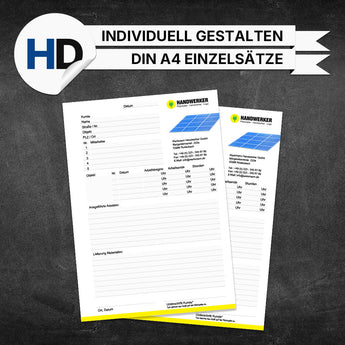 Produktbild Montageberichte Elektro & Solar - Hanna (Einzelsätze)